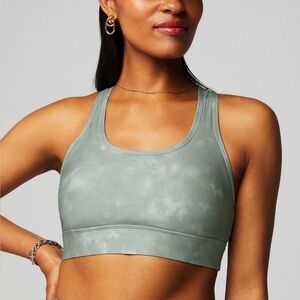 Women's Sage Green Sports Bra Fabletics